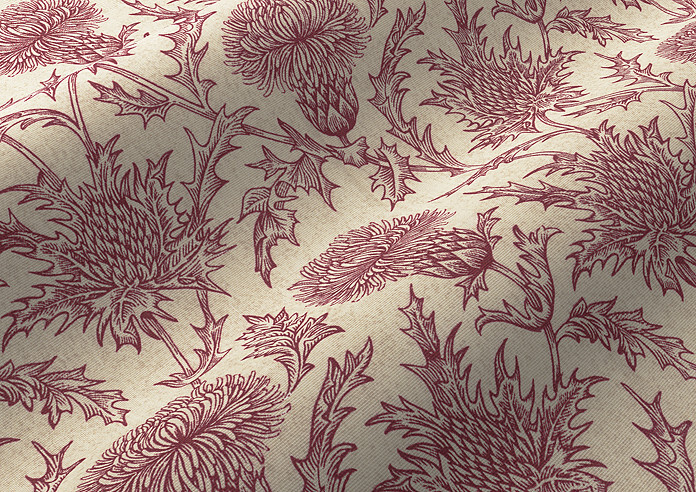 Carlina, Garnet - Roman Blind - Image 4